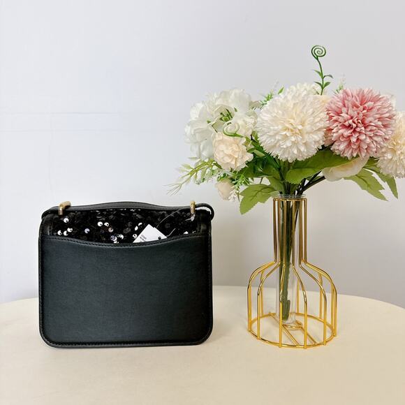 Coach CO922 Morgan Square Crossbody IN Black - Picture 3 of 7